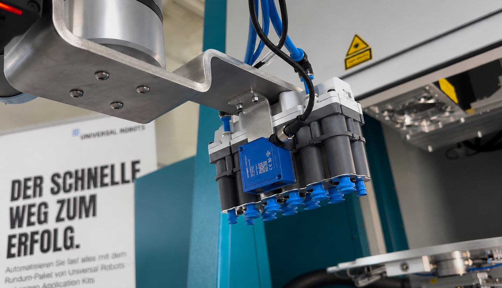 Laserbeschriftung eines Bauteils